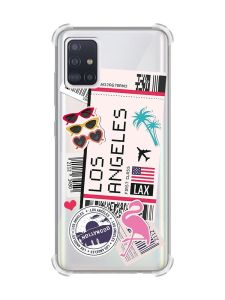 Чохол з потовщеними кутами на Samsung Galaxy A71 / A715 :: Подорожі. Лос-Анджелес (принт 328)