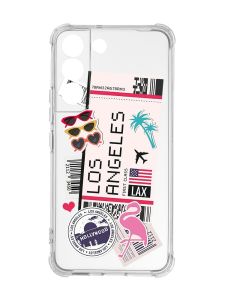 Чохол із потовщеними кутами на Samsung Galaxy S22 :: Подорожі. Лос-Анджелес (принт 328)
