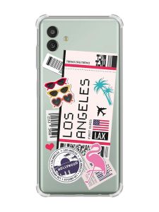 Чохол з потовщеними кутами на Samsung Galaxy M13 5G :: Подорожі. Лос-Анджелес (принт 328)