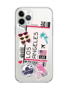 Магнітний чохол на iPhone 11 Pro Max із підтримкою MagSafe :: Подорожі. Лос-Анджелес (принт 328)