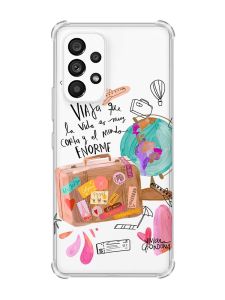 Чохол з потовщеними кутами на Samsung Galaxy A53 :: Настрій подорожувати (принт 329)