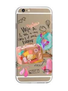 Прозорий чохол на iPhone 6/6s :: Настрій подорожувати (принт 329)