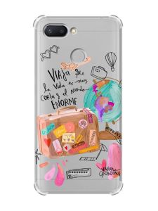 Чохол із потовщеними кутами для Xiaomi Redmi 6 :: Настрій подорожувати (принт 329)