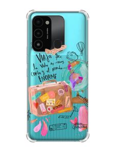 Чохол з потовщеними кутами на TECNO Spark Go 2022 :: Настрій подорожувати (принт 329)