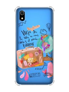 Чохол з потовщеними кутами для Xiaomi Redmi 7A :: Настрій подорожувати (принт 329)