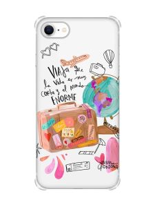 Чохол з потовщеними кутами на iPhone 7/ 7s/ 8/ 8s :: Настрій подорожувати (принт 329)