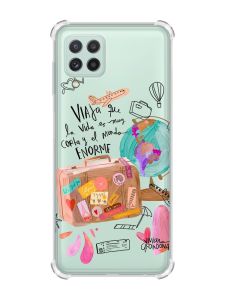 Чохол із потовщеними кутами на Samsung Galaxy A22 5G / A22s 5G :: Настрій подорожувати (принт 329)