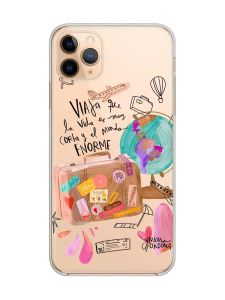 Прозорий чохол на iPhone 11 Pro Max (6,5) :: Настрій подорожувати (принт 329)