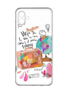 Прозорий чохол на Samsung Galaxy A04e/A042 :: Настрій подорожувати (принт 329)