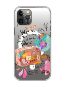 Магнітний чохол на iPhone 12 Pro Max із підтримкою MagSafe :: Настрій подорожувати (принт 329)