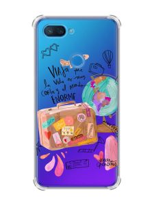 Чохол із потовщеними кутами на Xiaomi Mi 8 Lite :: Настрій подорожувати (принт 329)