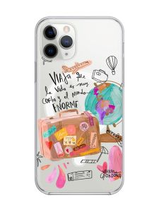 Магнітний чохол на iPhone 11 Pro Max із підтримкою MagSafe :: Настрій подорожувати (принт 329)