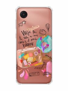 Чохол з потовщеними кутами на Samsung Galaxy A03 Core/A032 :: Настрій подорожувати (принт 329)