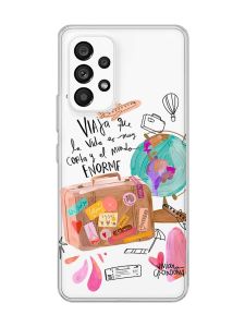 Прозорий чохол на Samsung Galaxy A53  :: Настрій подорожувати (принт 329)