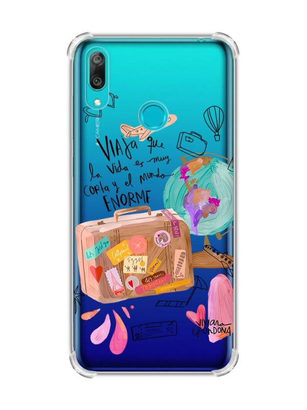 Чохол з потовщеними кутами Huawei Y7 2019/Y7 prime 2019 :: Настрій подорожувати (принт 329)