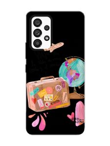 Матовий чорний чохол на Samsung Galaxy A53 4G/5G :: Настрій подорожувати (принт 329)