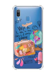 Чохол з потовщеними кутами на Samsung Galaxy A30 (2019) / A20 (2019) :: Настрій подорожувати (принт 329)