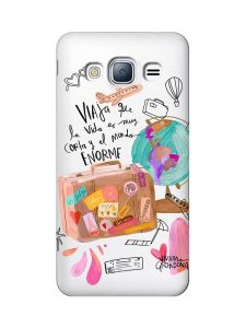 Прозорий чохол на Samsung Galaxy J3 (2016) J310 :: Настрій подорожувати (принт 329)