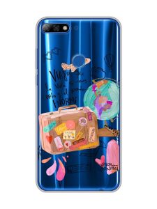 Прозорий чохол на Huawei Y7 (2018)/Y7 prime (2018) :: Настрій подорожувати (принт 329)