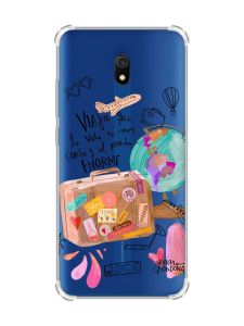 Чохол з потовщеними кутами на Xiaomi Redmi 8A :: Настрій подорожувати (принт 329)