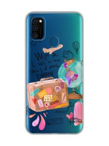 Прозорий чохол на Samsung Galaxy M30s/М21  :: Настрій подорожувати (принт 329)