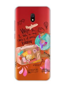 Прозорий чохол на Xiaomi Redmi 8A :: Настрій подорожувати (принт 329)