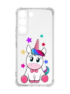 Чохол із потовщеними кутами на Samsung Galaxy S22 :: Єдиноріг (принт 102)