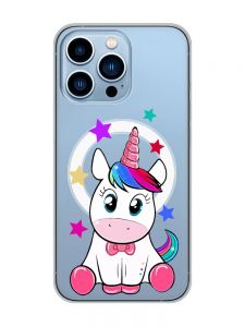 Магнітний чохол на iPhone 13 Pro Max із підтримкою MagSafe :: Єдиноріг (принт 102)