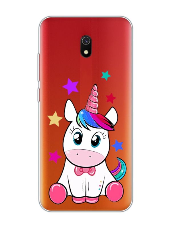 Прозорий чохол на Xiaomi Redmi 8A :: Єдиноріг (принт 102)