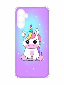Чохол з потовщеними кутами на Samsung Galaxy A34 5G :: Єдиноріг (принт 103)