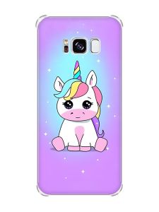 Чохол з потовщеними кутами на Samsung Galaxy S8 :: Єдиноріг (принт 103)