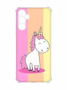 Чохол з потовщеними кутами на Samsung Galaxy A34 5G :: Єдиноріг (принт 104)