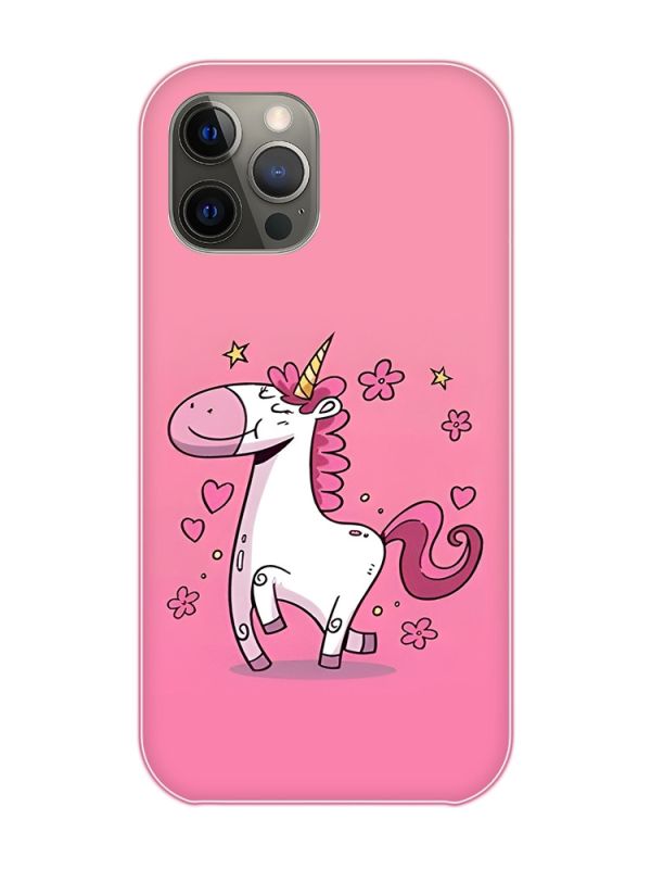 Магнітний чохол на iPhone 12 Pro Max із підтримкою MagSafe :: Єдиноріг (принт 105)