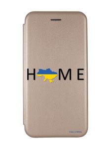 Чохол-книжка з малюнком для Samsung Galaxy A24 Золотий :: Дім Україна (патріотичний принт 72)
