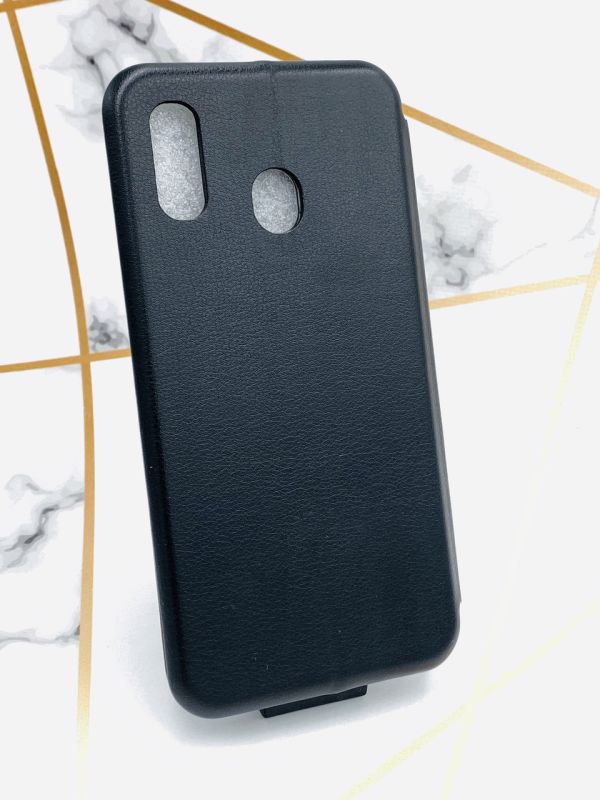 Чохол-книжка з малюнком для Samsung Galaxy A30 (2019) A305/A20 Чорний :: Подорожі. Італія (принт 325)