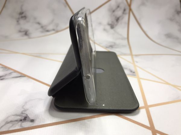 Чохол-книжка з малюнком для Samsung Galaxy A51 (2020) Чорний :: Подорожі. Лондон (принт 326)