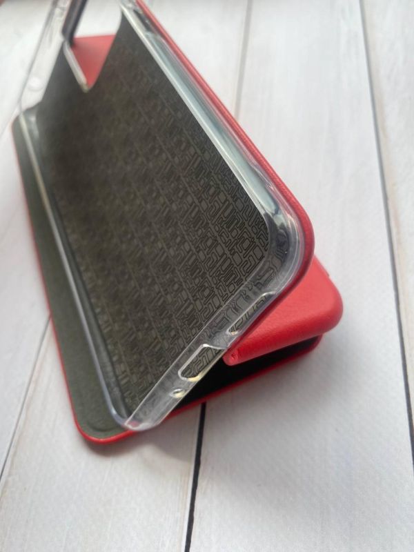 Чохол-книжка з малюнком для Xiaomi Redmi Note 12 Червоний :: Подорожі. Амстердам (принт 327)