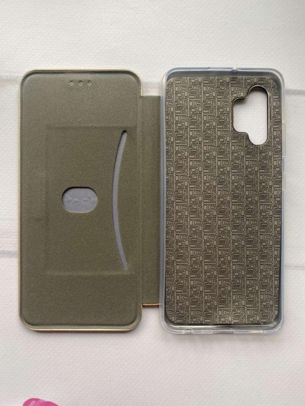 Чохол-книжка з малюнком для Samsung Galaxy A32 Золотий :: Подорожі. Амстердам (принт 327)