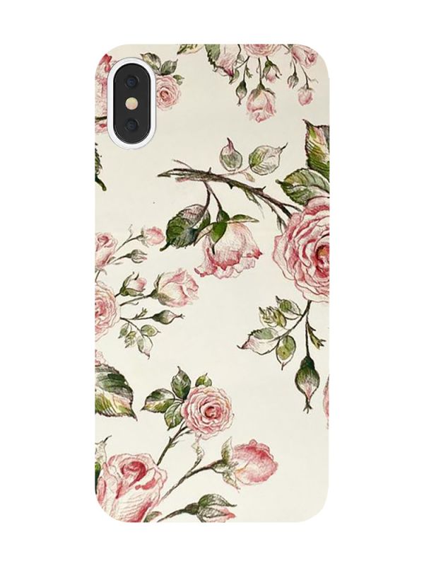 Захисна плівка Троянди на задню панель для iPhone X