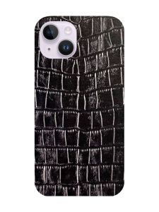 Захисна плівка Шкіра крокодила (чорна) на задню панель для iPhone 14