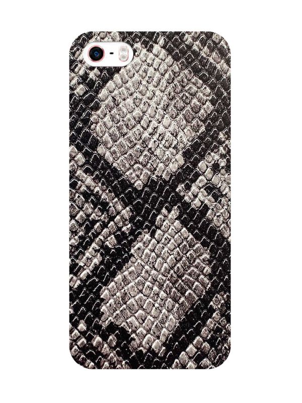Захисна плівка Шкіра пітона (сіра) на задню панель для iPhone 5s