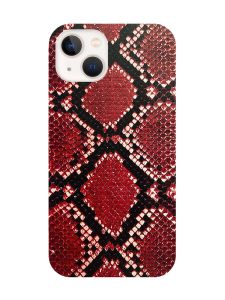 Захисна плівка Шкіра пітона (червона) на задню панель для iPhone 14 Plus