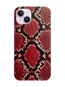 Захисна плівка Шкіра пітона (червона) на задню панель для iPhone 14