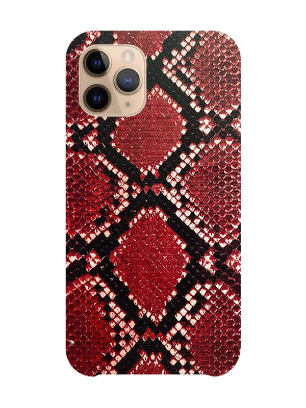 Захисна плівка Шкіра пітона (червона) на задню панель для iPhone 11 Pro