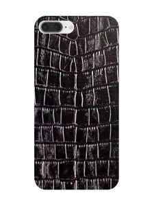 Захисна плівка Шкіра крокодила (чорна) на задню панель для iPhone 8 Plus