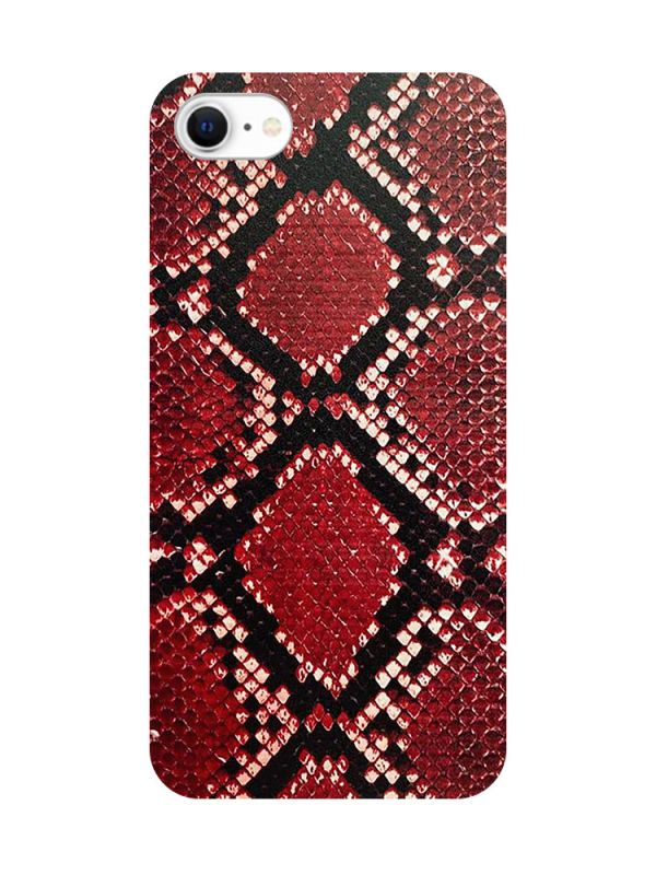 Захисна плівка Шкіра пітона (червона) на задню панель для iPhone 7