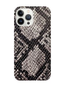 Захисна плівка Шкіра пітона (сіра) на задню панель для iPhone 14 Pro Max