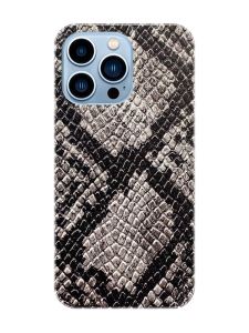 Захисна плівка Шкіра пітона (сіра) на задню панель для iPhone 13 Pro Max