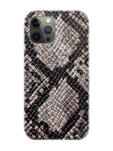 Захисна плівка Шкіра пітона (сіра) на задню панель для iPhone 12 Pro Max