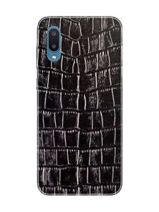 Захисна плівка Шкіра крокодила (чорна) на задню панель для Samsung A02/A022 (2021)